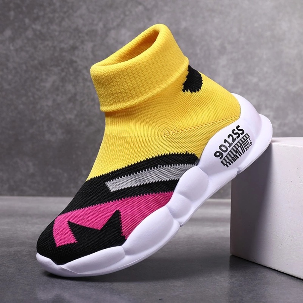 Childrens Anti-Slippery Knit Kids Socks Shoe